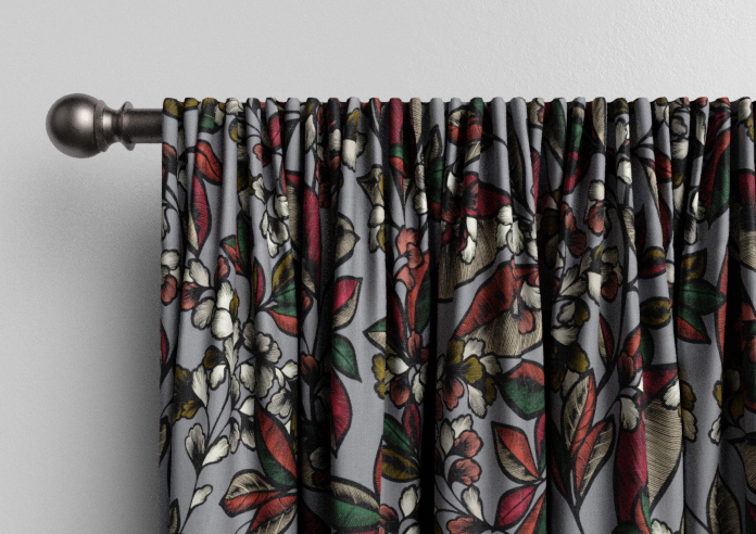 Walled Garden, Steel - Made to Measure Curtains - Image 9